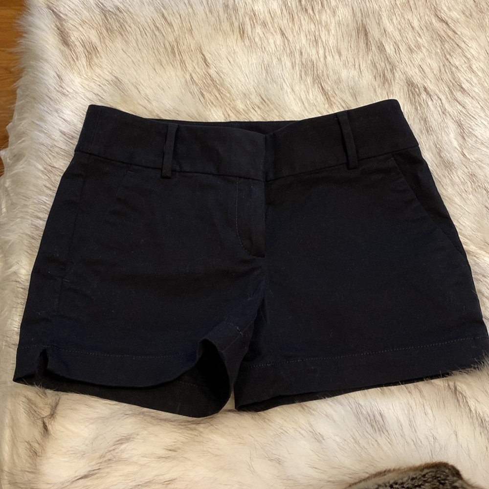 Banana Republic Black Cotton  Shorts